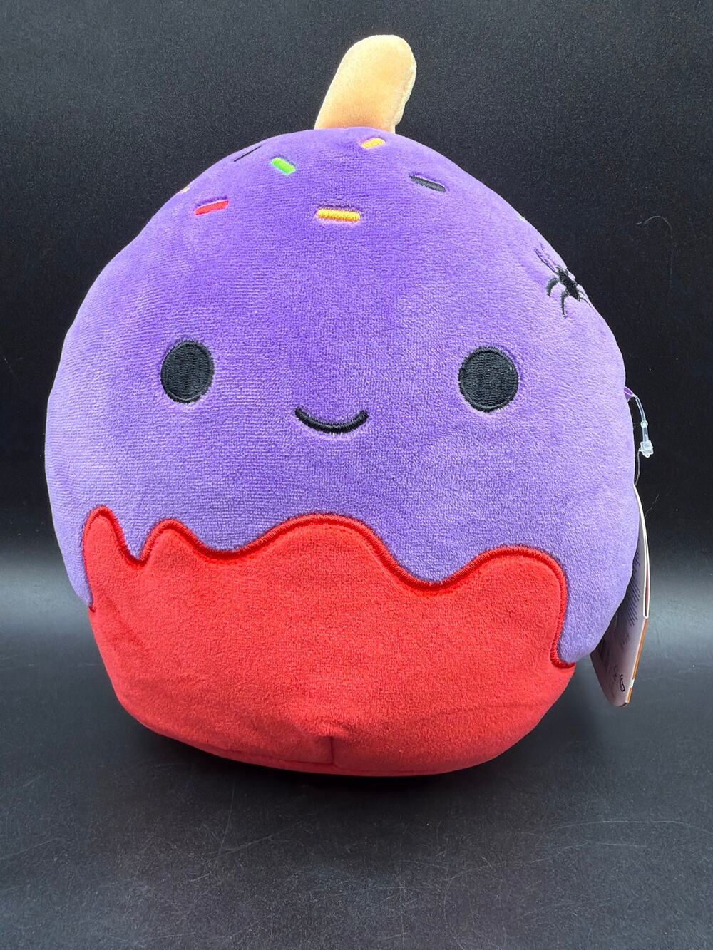 Squishmallows Habib Halloween Caramel Apple 8” NWT Kellytoy Spider Sprinkles